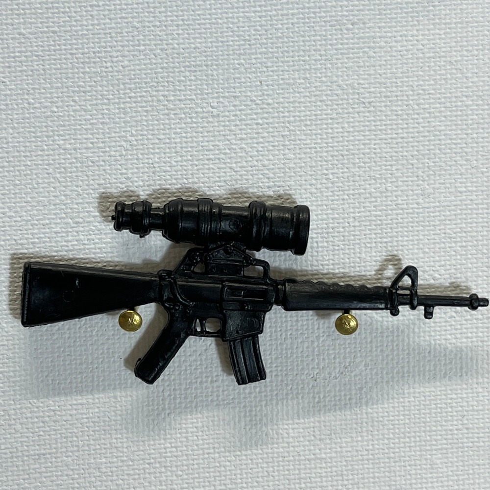 1985 GI Joe Frostbite Rifle Gun Hasbro Vintage Action Figure Accessory Black